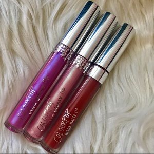 colourpop lip trio bundle - wishes, RSVP, love bug